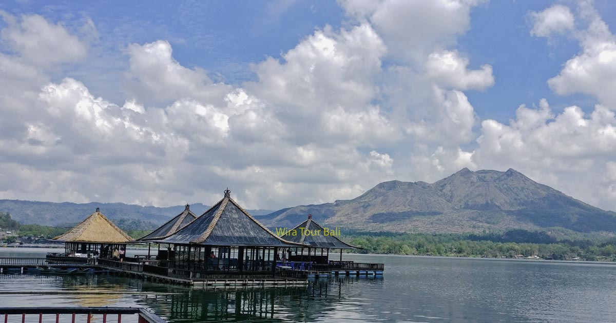 Resto Apung Kintamani Bali Tempat Makan Tengah Danau Batur